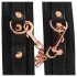 Bad Kitty - cuffs with chain (black-rose gold)