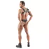 Svenjoyment - faux leather chest harness (black)