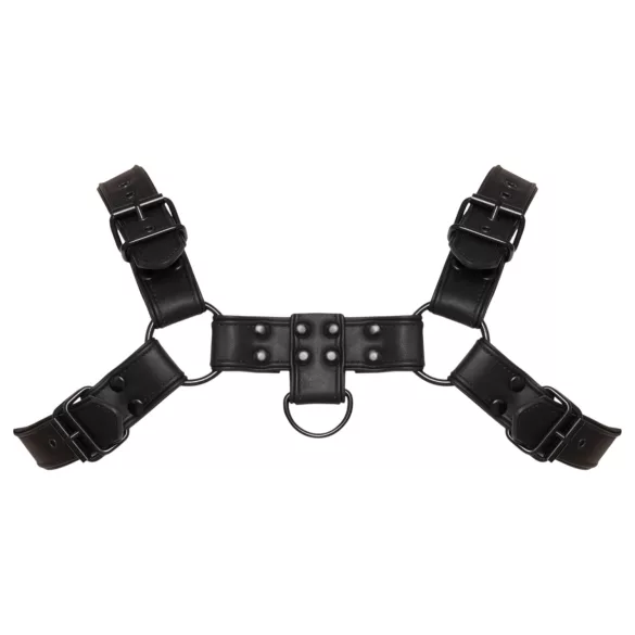 Svenjoyment - faux leather chest harness (black)