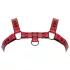 Svenjoyment - faux leather chest harness (red)