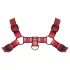 Svenjoyment - faux leather chest harness (red)