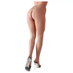 Cottelli - Striped Sexy Stockings (Nude)