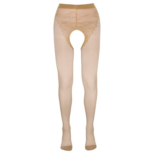 Cottelli - Striped Sexy Stockings (Nude)