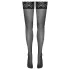 Cottelli - lace-top hold-up stockings (black) - 3
