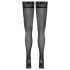 Cottelli - lace-top hold-up stockings (black) - 3