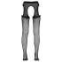 Cottelli - open (crotchless) tights (black) - L/XL