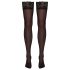 Cottelli - Silky Thigh-Highs (Black)