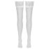 Cottelli - Silky Thigh-High Stockings (White) - L