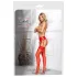 Cottelli - Silky Thigh-Highs (Red) - L