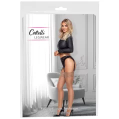 Cottelli - Silky Thigh-High Stockings (Natural) - M