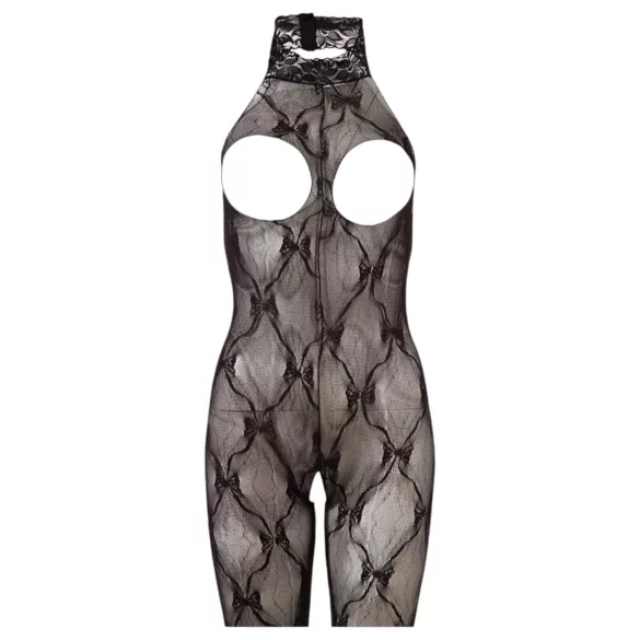 NO:XQSE - Lace Jumpsuit with Open Bust Design