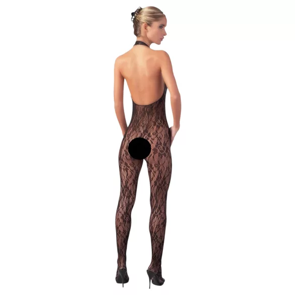 NO:XQSE - Lace Jumpsuit with Pearl Embellishments - L/XL