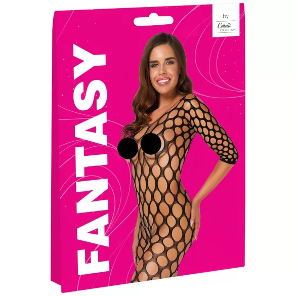 Cottelli - Black Fishnet Bodystocking (S-L)