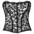 Noir - Lace Corset (Black) - L