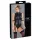 Cottelli Bondage - Shiny Sleeveless Bodysuit with Cuffs (Black) - XL