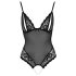 Cottelli - Lacy, Beaded Open Body (Black)