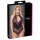 Cottelli Plus Size - Floral Bodysuit (Black-Purple)