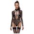 Cottelli - Sheer Strappy Bodysuit (Black)