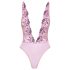 Kissable - Pink Bodysuit with Rose Embroidery - L/XL