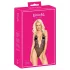 Kissable - pink embroidered bodysuit (black) - L/XL