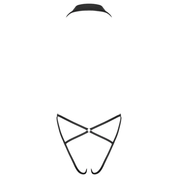 Cottelli Party - Black Collar Bodysuit - M/L