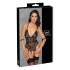 Cottelli Bondage - Open Body with Cuffs (Black)