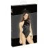 Noir - Shiny Halter Neck Bodysuit (Black)