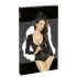 Noir - Sleek Long-Sleeve Bodysuit (Black) - L
