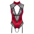 Cottelli - Lace Halter Neck Bodysuit (Red)