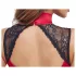 Cottelli - Lace Halter Neck Bodysuit (Red)