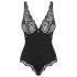Obsessive Luvae - Body with Sheer Bust (Black) - L/XL
