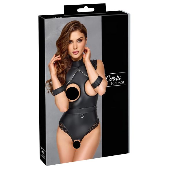 Cottelli Bondage - Open-Bust Tease Body (Black)