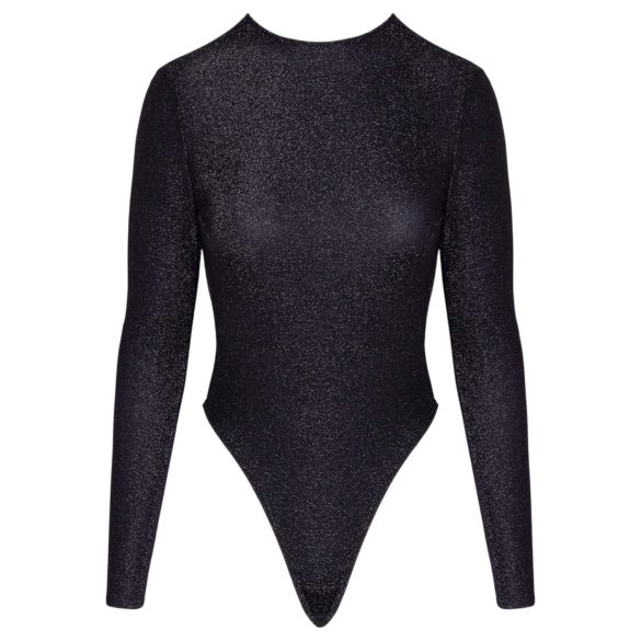 Cottelli - Open-Back Sparkle Bodysuit (Black)