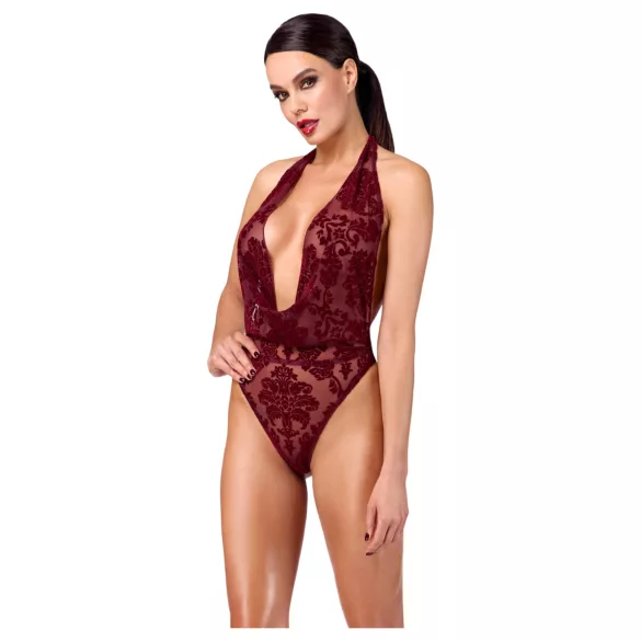 Noir Kink Royal - Sheer Body (Red) - M