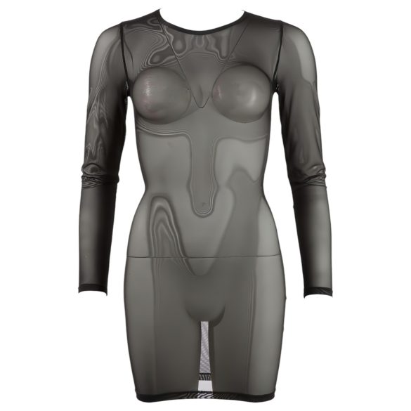 Cottelli - Sheer Black Dress - M