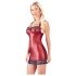 Cottelli - Shiny Mini Dress (Red)  - L