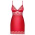 Obsessive Lovica - Lace Nightgown & Thong Set (Red)