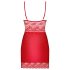 Obsessive Lovica - Lace Nightgown & Thong Set (Red)