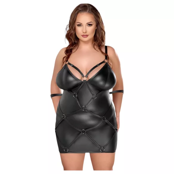 Cottelli Plus Size - Dress with Cuffs (Black)