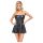 Cottelli - Shiny Mini Dress with Pleated Skirt (Black)