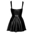 Noir - Front Lace-Up Mini Dress (Black)