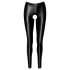 Noir - Glossy Open Black Leggings