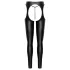 Cottelli - open chaps trousers and thong set (black)