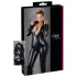 Cottelli Plus Size - Shiny Long-Sleeve Party Jumpsuit (Black) - 2XL