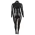 Cottelli Plus Size - Shiny Long-Sleeve Party Jumpsuit (Black) - 2XL