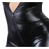 Cottelli Plus Size - Shiny Long-Sleeve Party Jumpsuit (Black) - 2XL