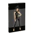 Noir - Shiny Zipper Jumpsuit (Black)