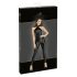 Noir - Shiny Zipper Jumpsuit (Black) - L