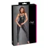 Cottelli - matte catsuit with removable chest harness (black)