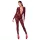 Noir Kink Royal - Sheer Catsuit (Red) - L